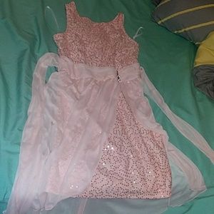 Peach dress